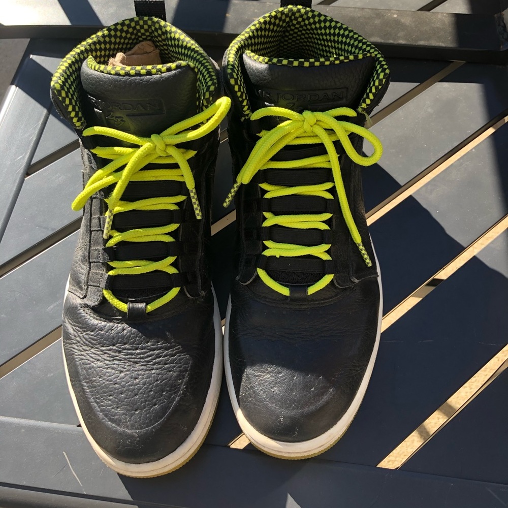 NIKE AIR JORDAN 1 RETRO 94 BLK VENOM GREEN SZ 11